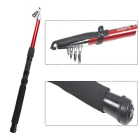 Small And Portable Telescopic Sea Pole Fishing Rod Fiberglass 2.4M